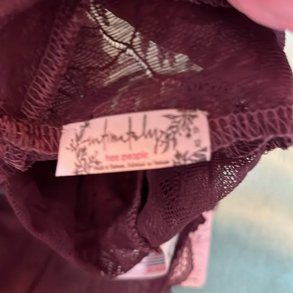 Free People Everyday Lace Bodysuit Size XS NWT
